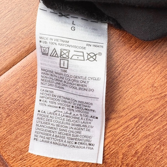 OLD NAVY Soft-Woven Keyhole Swing Dress Sz L Black‎ - Picture 10 of 11